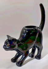 Partylite Black Ceramic Cat