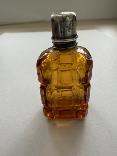 Antique amber coloured cut - coloured,