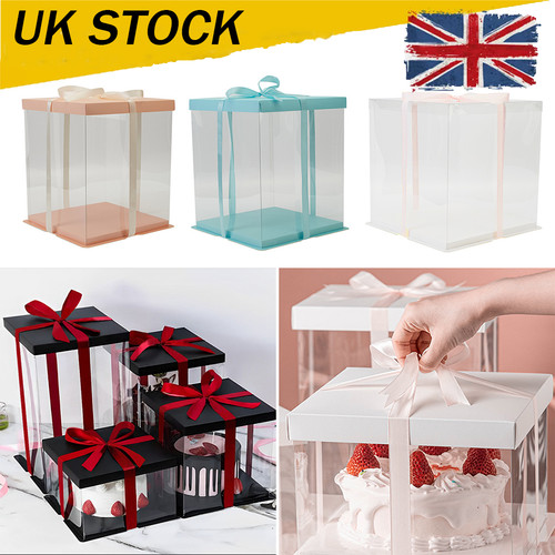 Pvc large clear - gift, boxes