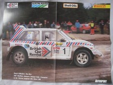 Autosport Austin Rover MG Metro 6R4 Poster