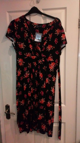 Bhs floral design dress size - bhs,