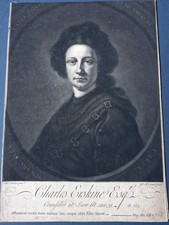 Bold Mezzotint Print by James