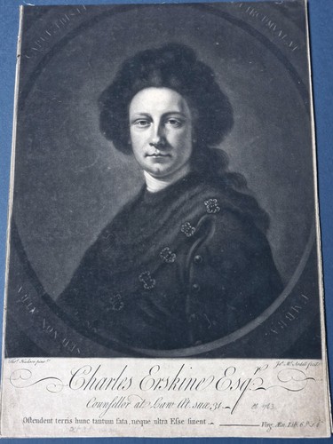 Bold mezzotint print james - mezzotint,