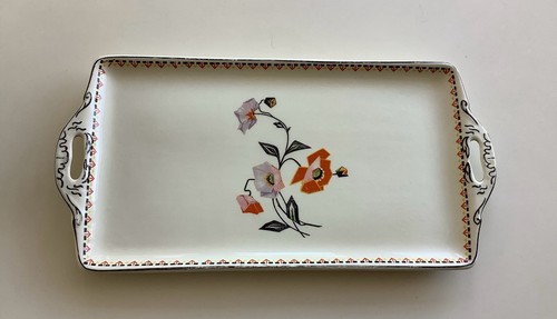 Beautiful vintage ceramic tray - ceramic,