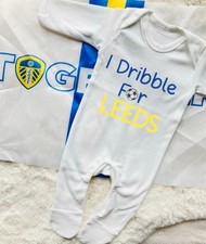 Leeds United Baby Sleepsuits