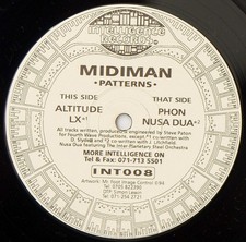 Midiman - Patterns - Used Vinyl Record 12 - Y7441z