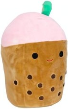 Squishmallows Bernice The Boba Tea Bubble Tea 12” squishmallow Soft Toy Plush