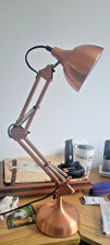 Copper colour anglepoise desk