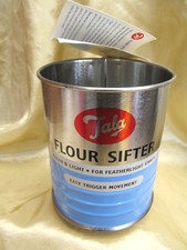 Tala Stainless Steel Mechanical Mesh Sieve Flour Sifter Icing Shaker Baking