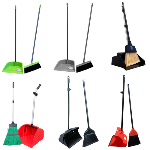 Long handled dustpan and - long,