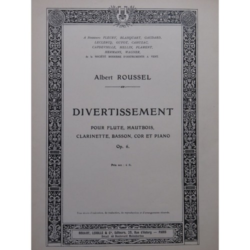 Albert roussel entertainment - albert,