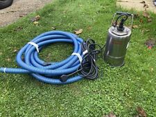 Submersible Pump JS RSD 400 Puddle Pump 220V 240V with 10 metre hose