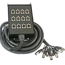 Pulse PLS00322 XLR Multicore 8 Send 4 Return 15M Stagebox Snake