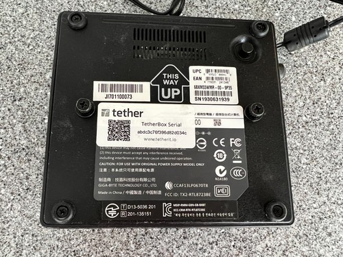 Tether box for - tether, security