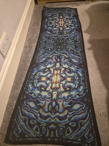 Paua shell patterned scarf - paua,