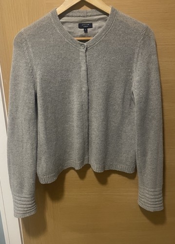 Jigsaw grey cashmere cardigan - jigsaw,
