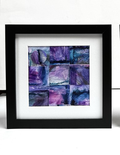 Original abstract purple mixed - original,