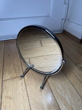 Excellent Condition: Dual Sided Bathroom Mirror (20cm H x 19cm W)