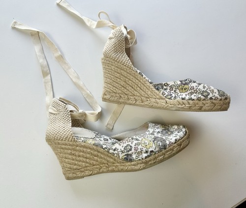 Ras floral fabric wedge - ras,