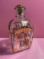 Holmegaard Of Copenhagen Glass Vintage Festive Christmas Decanter