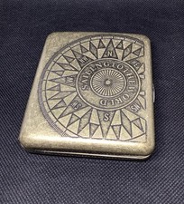 Travellers Cigarette Tin Retro Vintage Style Box Case Holder World Gift Sail 1