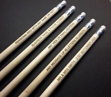 Personalised Engraved School Pencils - Any Name or Message