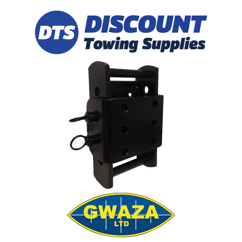 Black towbar trailer - black,