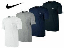 Mens Nike T shirt Black White