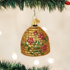 Old World Christmas Bee Skep