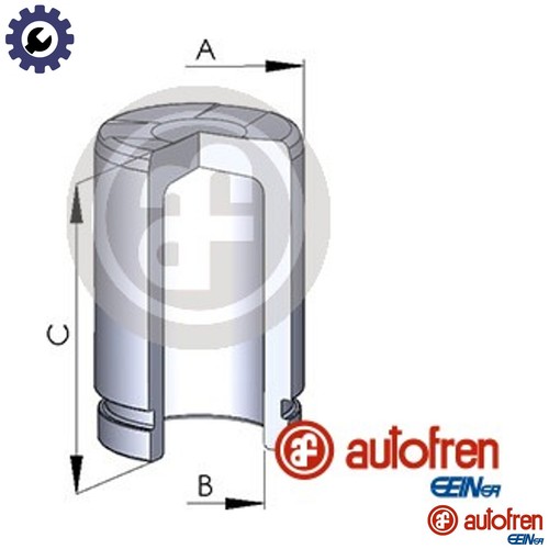 Piston brake caliper d025117 - piston,