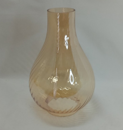 Vintage iridescent swirl amber - vintage,