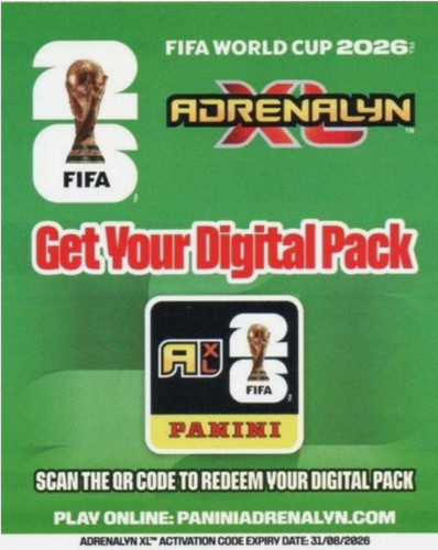 Panini adrenalyn 2026 - panini, fifa