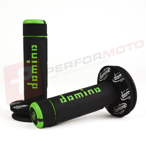 Domino a020 black green - black,