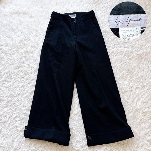 Yohji yamamoto femme - wool, wide