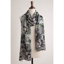 Pazuki Silk Patchwork Scarf