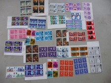25 BLOCKS   PRE DECIMAL QUEEN ELIZABETH 2ND ETC  MINT STAMPS        LOT A4