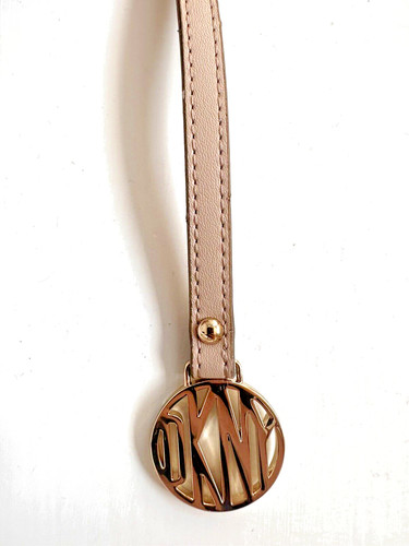 New dkny logo light gold - gold, charm