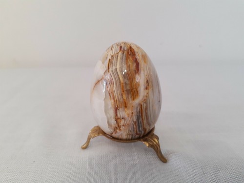 Stone egg decorative - stone,