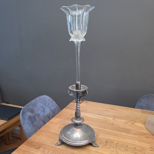 Tall single horn clear glass - tall,