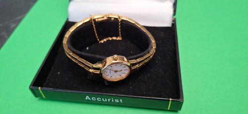 Boxed accurist ladies - ladies, gold