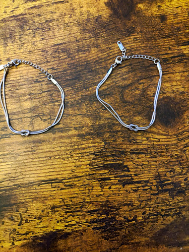 Kloudy silver snake - silver, chain