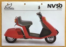 HONDA NV50 STREAM 3 Wheel Moped Sales Spec Leaflet SEP 1982