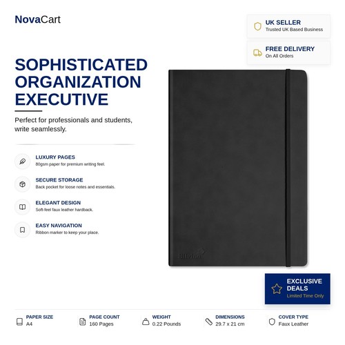 Executive notebook a4 - notebook,