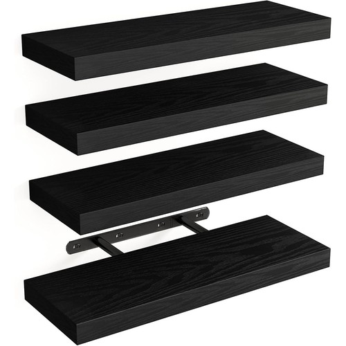 Set floating wall shelves - of, 4