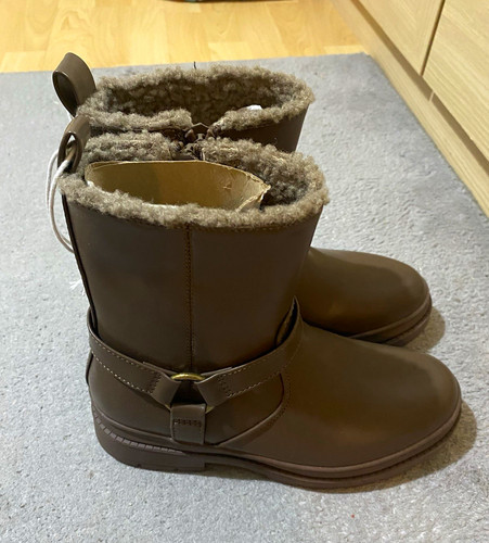 Women brown faux - 4,