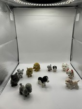 Puppy in My Pocket" miniature toy flocked dog figures X11