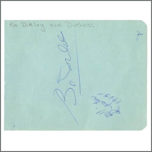 Diddley autograph - diddley,