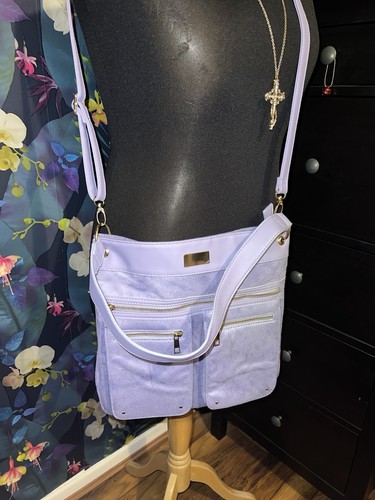 Large lavender lilac satchel - large, lavender/lilac