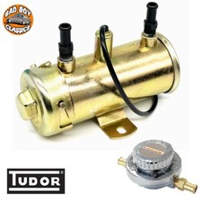 Classic Car 12v Tudor High Flow Electronic Fuel Pump + Pressure Regulator