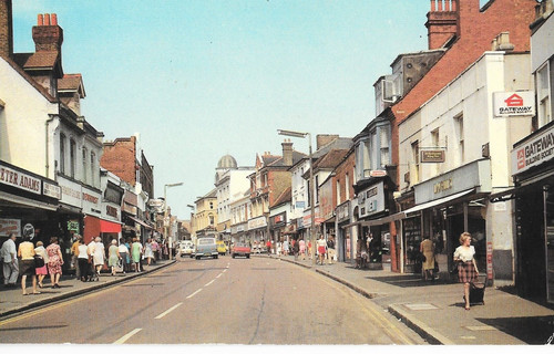 Postcard w019 watford view - -watford,